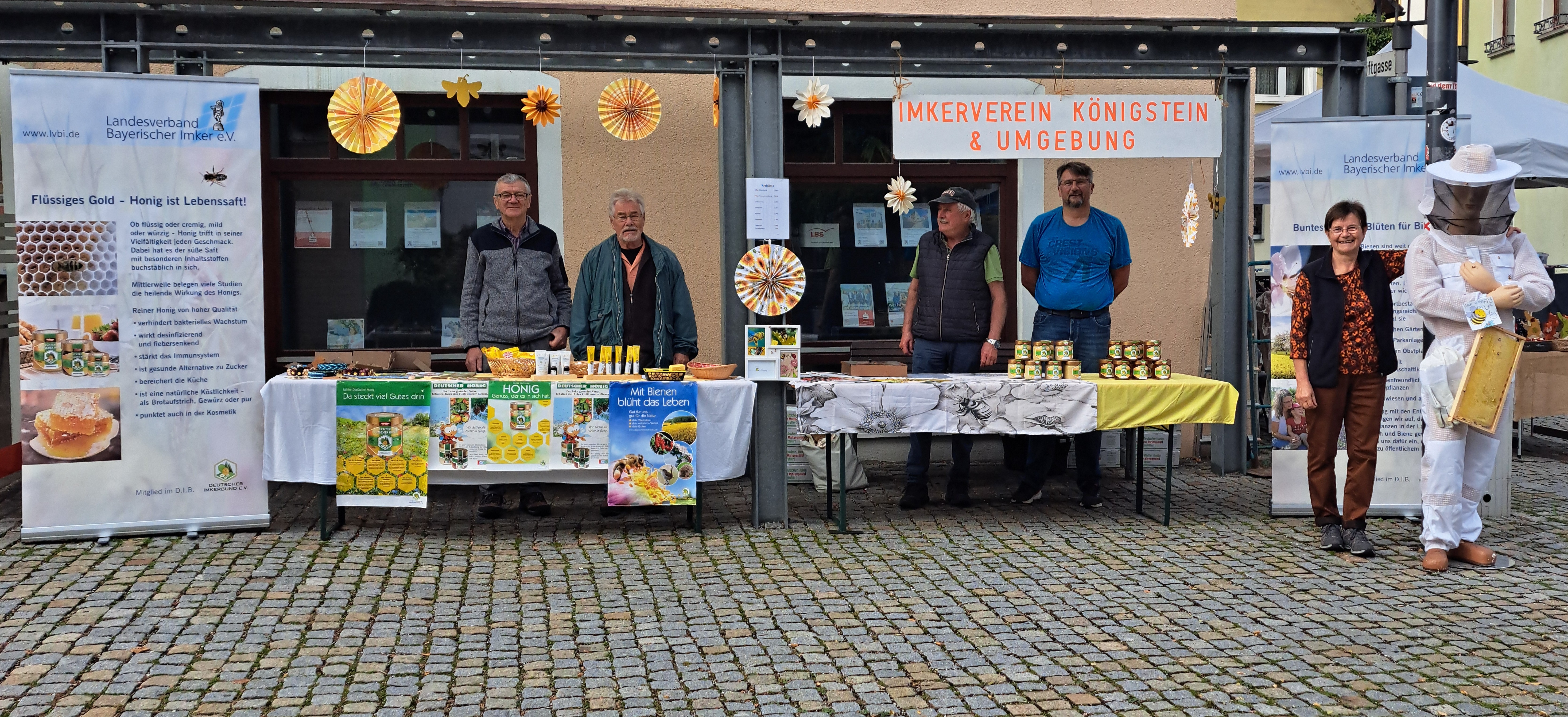 Verkaufsstand des Imkervereins Königstein